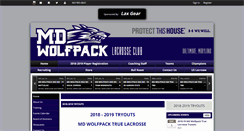 Desktop Screenshot of mdwolfpack.com