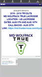 Mobile Screenshot of mdwolfpack.com